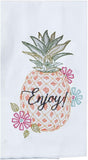 Flour Sack Towel Summer Fun Pineapple - The Hawaii Store