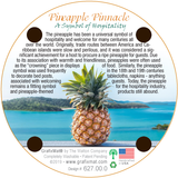 Grafixmat Pineapple Coaster- 4.25" Diameter