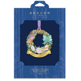 Beacon Design Coastal Wreath Ornament in gift box