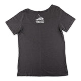 "New Zealand Swirl" Women's Heather Charcoal Tee Shirt- 2XL