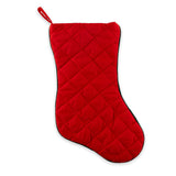 Quilted “Mele Kalikimaka” Green Breadfruit Christmas Stocking