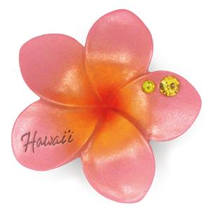 Magnet Hand-Painted Plumeria Pink - The Hawaii Store