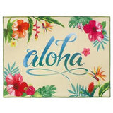 Drying Mat Aloha Floral - The Hawaii Store