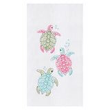 "Rainbow Turtle" Cotton Kitchen Towel