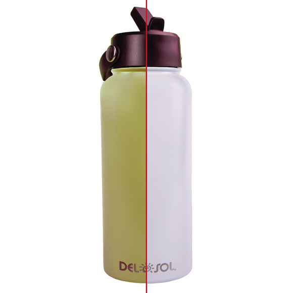 Waterbottle 32oz Grey to Green