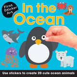 "In the Ocean" First Sticker Art Book for Kids