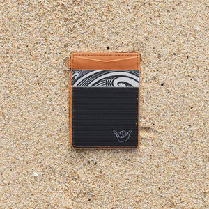 Shaka Tribe "Strength" Black Leather Wallet