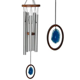 Woodstock Chimes Agate Blue Wind Chime- Large