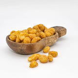 Ahualoa "Chili Spiced" Hawaii Macadamia Nuts in serving bowl.