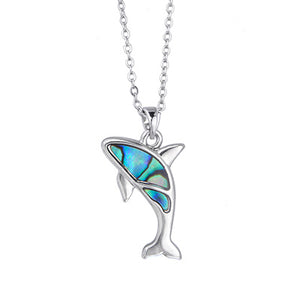Ocean Water Whale Necklace - The Hawaii Store