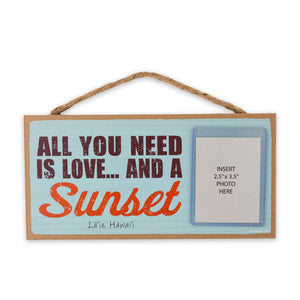 All You Need is Love Picture Frame - The Hawaii Store