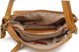 Ampere Creations Anita Crossbody/Wristlet Bag- interior view.