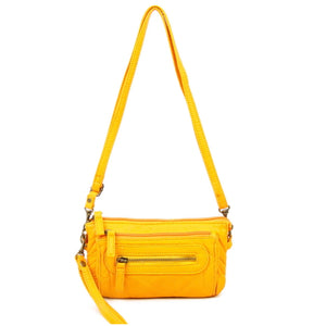 Ampere Creations "Anita" Crossbody/Wristlet Bag- Honey Mustard