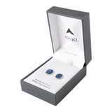 Ariki Palladium & Paua Oval Post Earrings