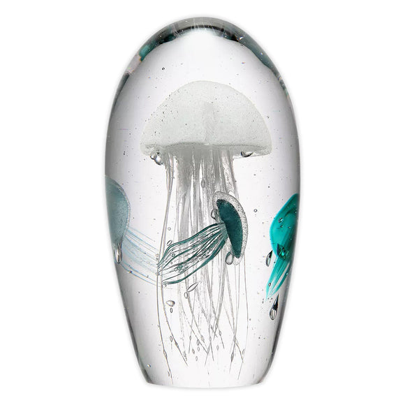 Art Glass Swimming Jellyfish Quartet - Polynesian Cultural Center