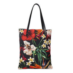 Cott n Curls "Posy Print" Canvas Book Bag 