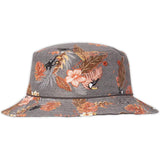 Boy's Reversible Bucket Hat - Floral Trey Charcoal - Polynesian Cultural Center