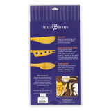 Totally Bamboo Cheese Knife Set Package Back Panel