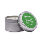 Bamboo Bergamot Scented Soy Candle Tin - 6 ounce