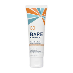 Bare Republic Mineral Matte SPF30 Sunscreen Tinted Face Lotion, 1.7 oz.