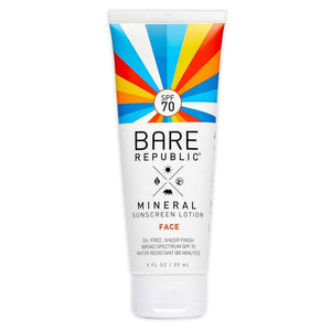 Bare Republic Mineral "Face" SPF70 Sunscreen Lotion, 2-Ounce