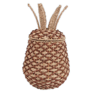 Basket Seagrass Pineapple 18.5 - Polynesian Cultural Center