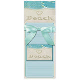 Beach Scene Magnetic Shopping List Pad Set, 2-Piece