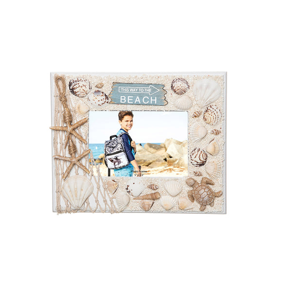 Beachcombers-The-Way-to-the-Beach-Shell-Horizontal-Photo-Frame