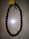 Kukui Nut Lei Black