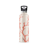 Bougie "Corallia" Coral Design Insulated Water Bottle, 25-Ounce - The Hawaii Store