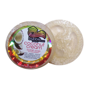 Bubble Shack "Coconut Cream" Loofah Soap - The Hawaii Store
