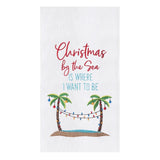 "Christmas By The Sea" Cotton Kitchen Towel