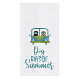 "Dog Days of Summer" Cotton Kitchen Towel