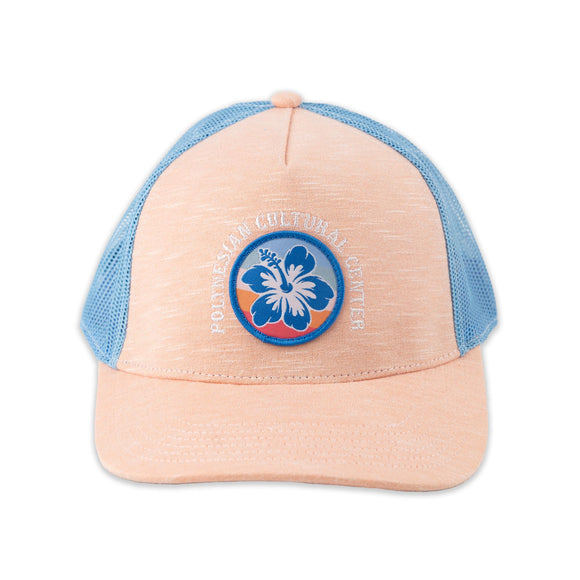 Polynesian Cultural Center “Hibiscus” Ball Cap- Pink & Blue