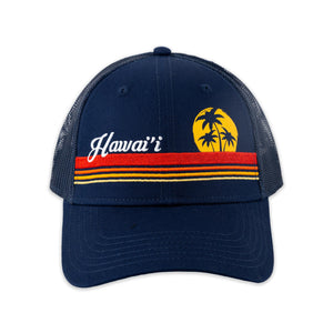Polynesian Cultural Center "Hawai'i" Hat- Navy Blue