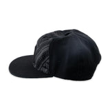 Side view of Black Polynesian Cultural Center "Rufus" Cap