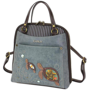 Chala Turtle-themed Convertible Backpack Purse - The Hawaii Store