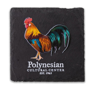 Polynesian Cultural Center "Rooster" Natural Slate Coaster