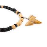 North African Sand Shark & Coco Bead Necklace