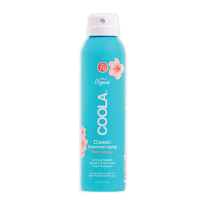 Coola Classic Peach Blossom SPF 70 Sunscreen Body Spray- 6 oz.