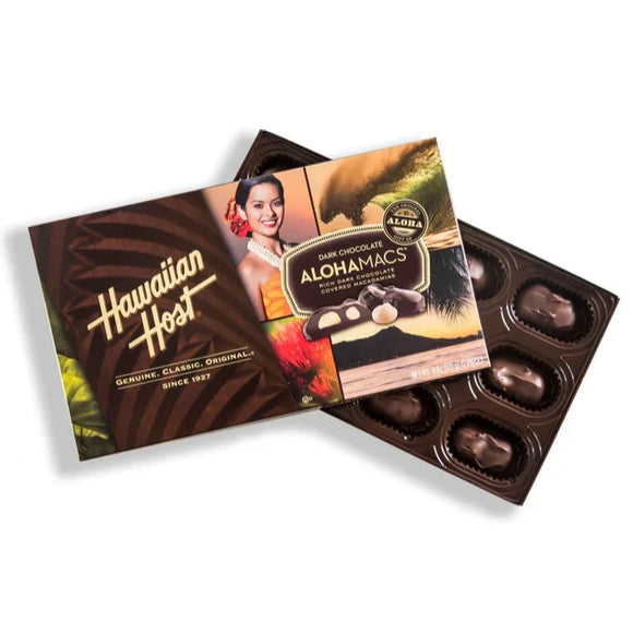 Hawaiian Host Dark Chocolate Aloha Macs-  6 oz.