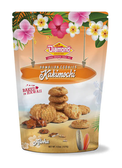 Hawaiian Cookies, Kakimochi Cookie Bag (4.5 oz) - The Hawaii Store