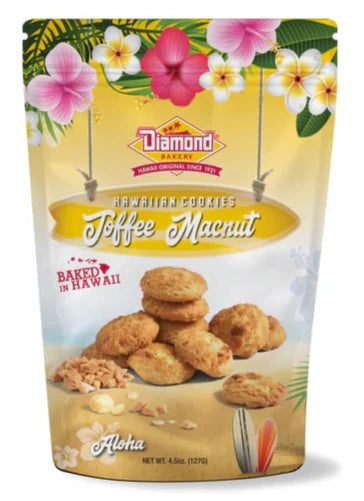 Toffee Macnut Cookie Bag (4.5 oz) - The Hawaii Store