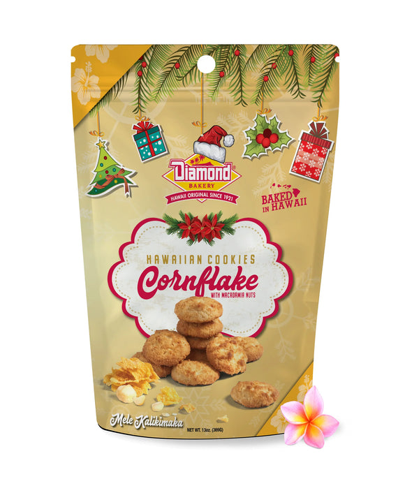 Hawaiian Cookies Holiday Edition, Cornflake Mac Nut (13 oz.) - The Hawaii Store