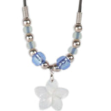 Del Sol Blue Flower Shell Necklace - Polynesian Cultural Center