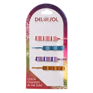 Del Sol "Ribbons" Color-Changing Hair Pins