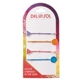 Del Sol "Triangles and Circles" Color-Changing Hair Pins