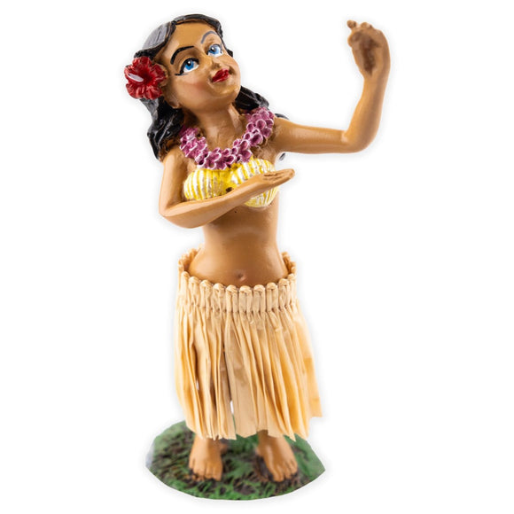  Mini Hula Aloha Dashboard Bobble Doll- 4''