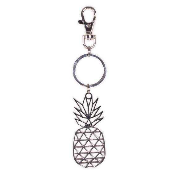 Del-Sol-Color-changing-Metal-Pineapple-Keychain---Gold....