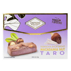 Diamond Bakery Hawaiian Macadamia Taro Shortbread Cookies- 4 oz